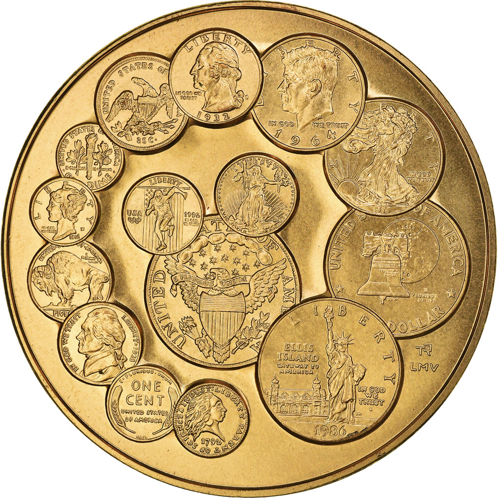 Estados Unidos de América, Token, United States Mint, Bicentennial, Politics