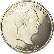 Francia, medaglia, Les Présidents de la République, Vincent Auriol, Politics