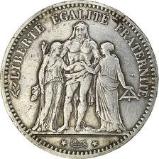 Coin, France, Hercule, 5 Francs, 1875, Paris, Hercule, VF(30-35), Silver