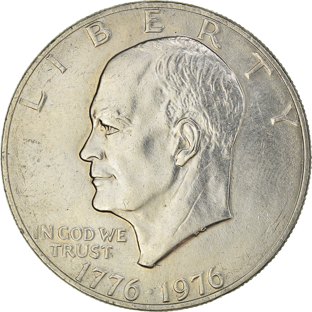 Moneta, USA, Dollar, 1976, Philadelphia, AU(50-53), Miedź-Nikiel powlekany