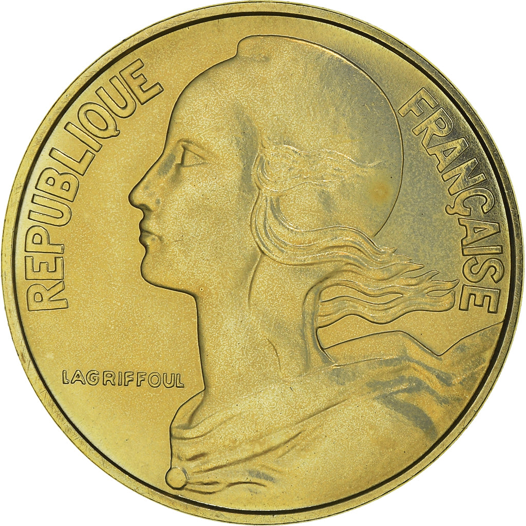 Coin, France, Marianne, 20 Centimes, 1973, Paris, MS(63), Aluminum-Bronze