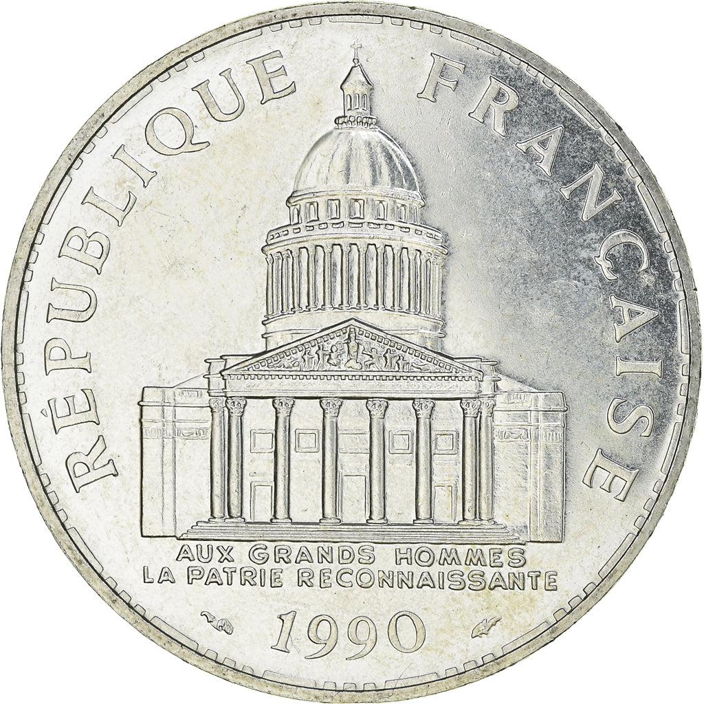 Monnaie, France, Panthéon, 100 Francs, 1990, Paris, SUP+, Argent, Gadoury:898