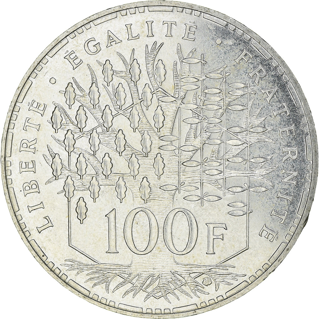 Monnaie, France, Panthéon, 100 Francs, 1990, Paris, SUP+, Argent, Gadoury:898