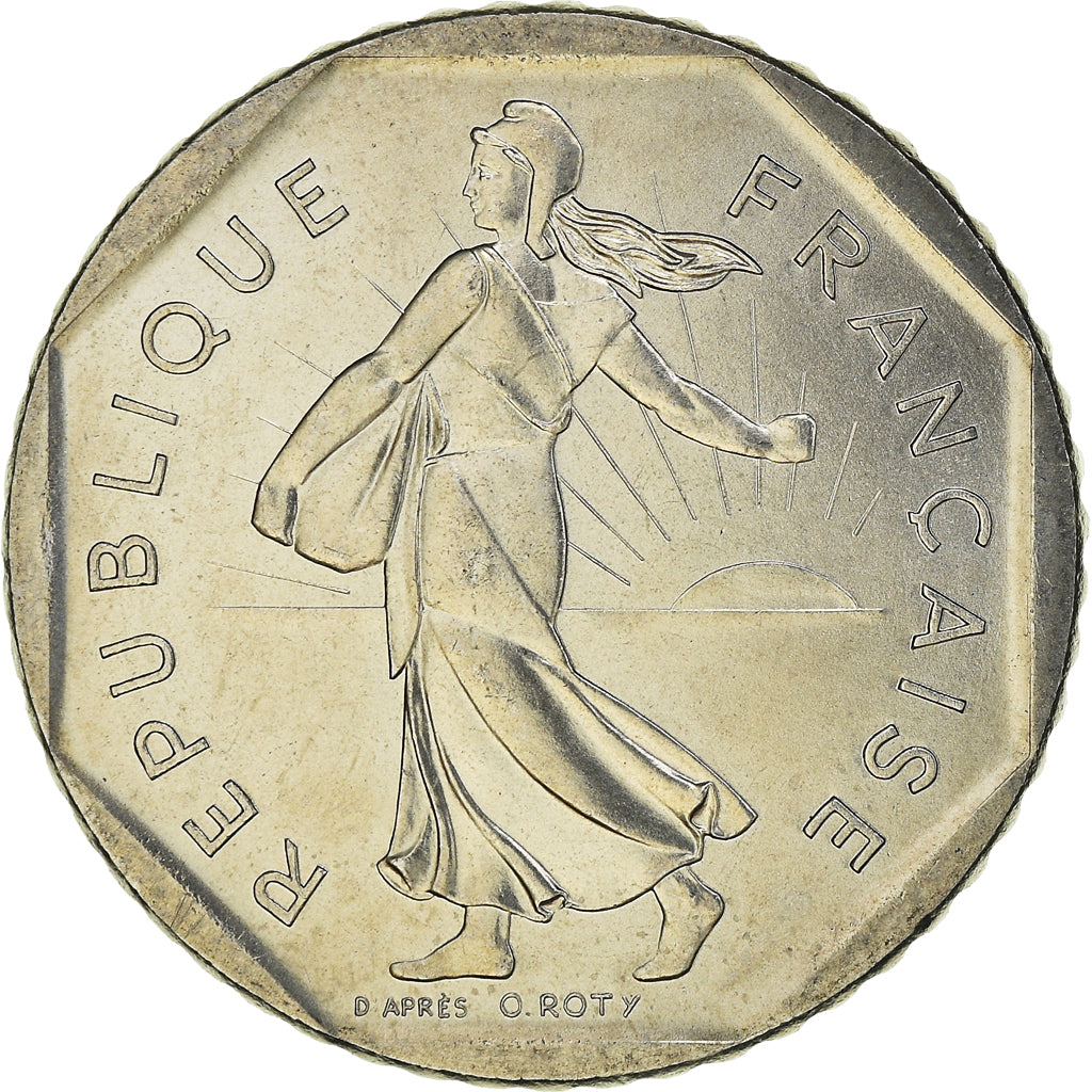 Moneta, Francia, Semeuse, 2 Francs, 1985, Paris, FDC, FDC, Nichel, KM:942.1