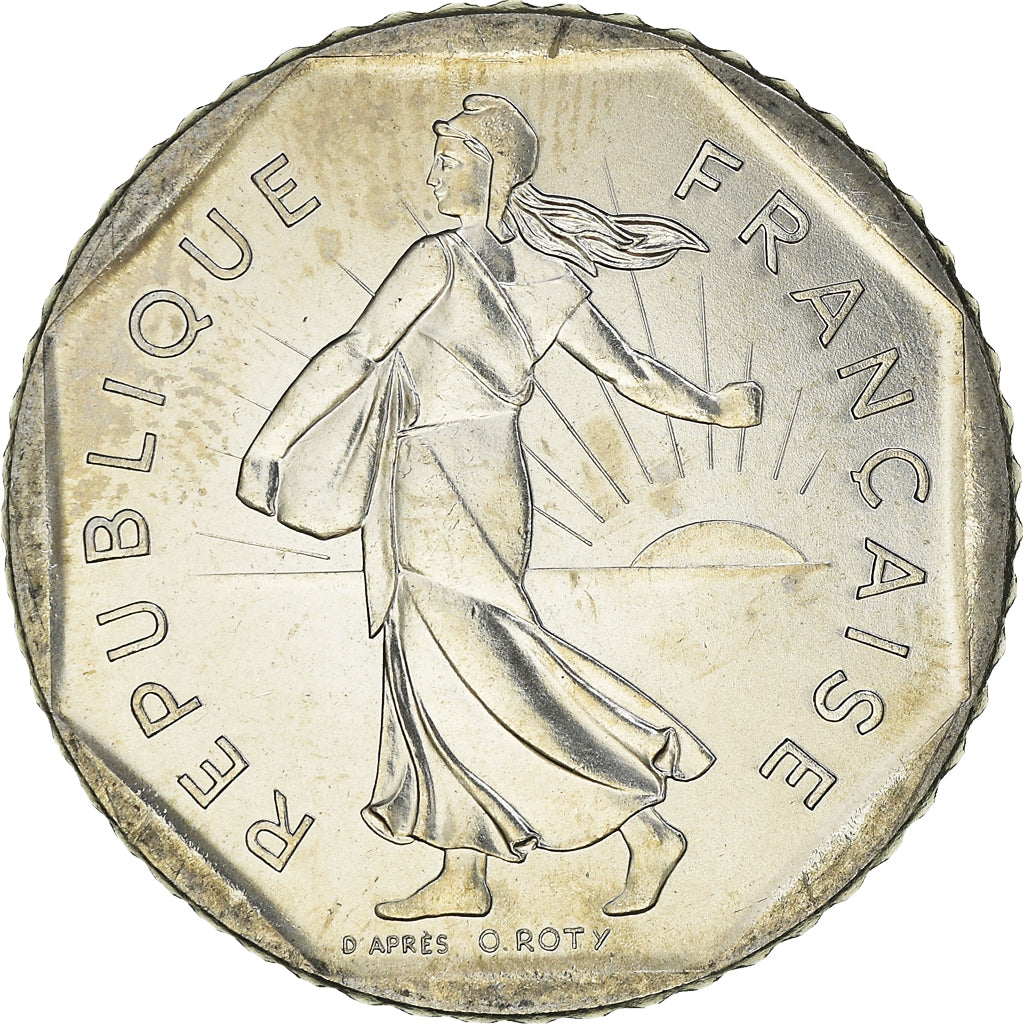 Moneta, Francia, Semeuse, 2 Francs, 1985, Paris, FDC, SPL+, Nichel, KM:942.1