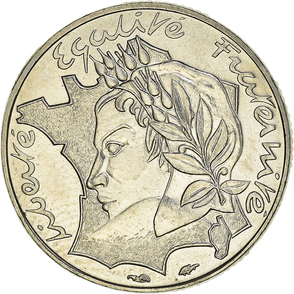 Coin, France, Jimenez, 10 Francs, 1986, Paris, MS(65-70), Nickel, KM:959