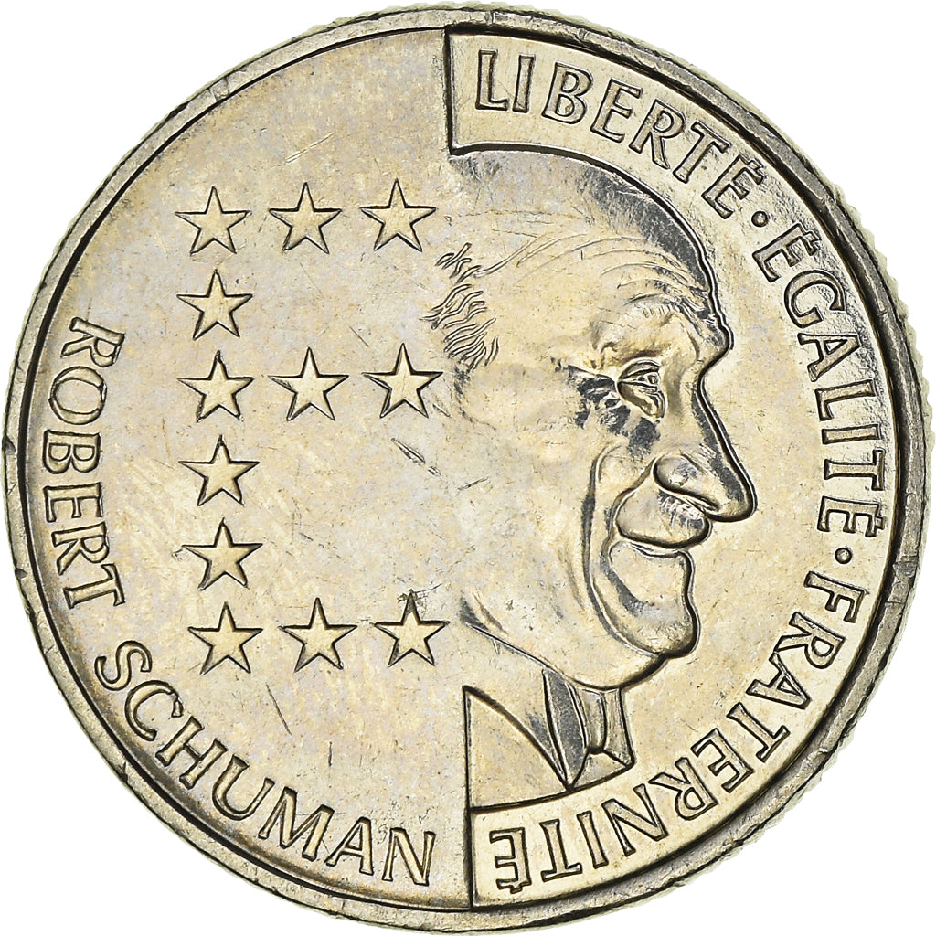 Moneta, Francia, Schumann, 10 Francs, 1986, SPL-, Nichel, KM:958, Gadoury:825