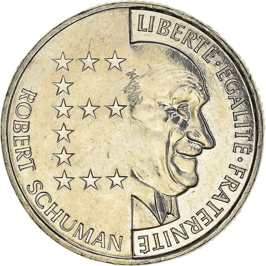 Moneta, Francia, Schumann, 10 Francs, 1986, SPL-, Nichel, KM:958, Gadoury:825