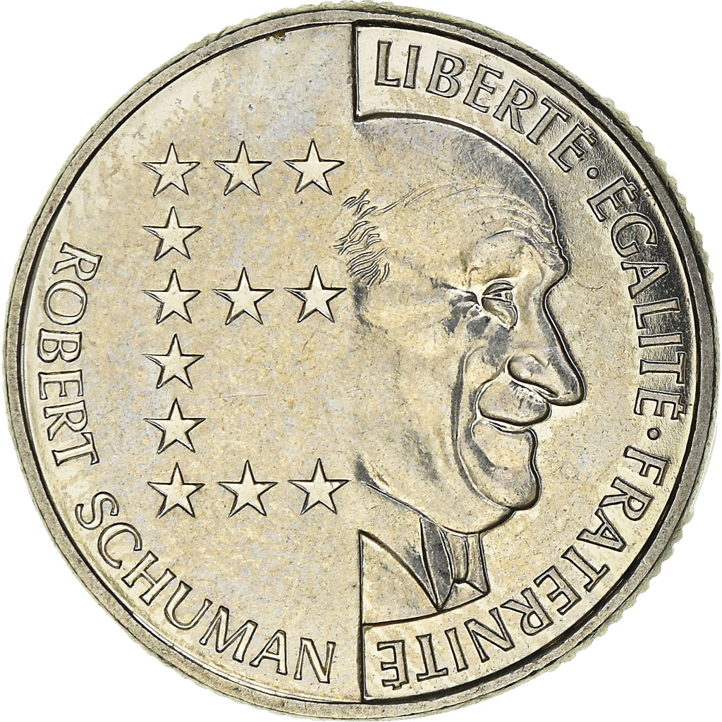 Moneta, Francia, Schumann, 10 Francs, 1986, SPL-, Nichel, KM:958, Gadoury:825