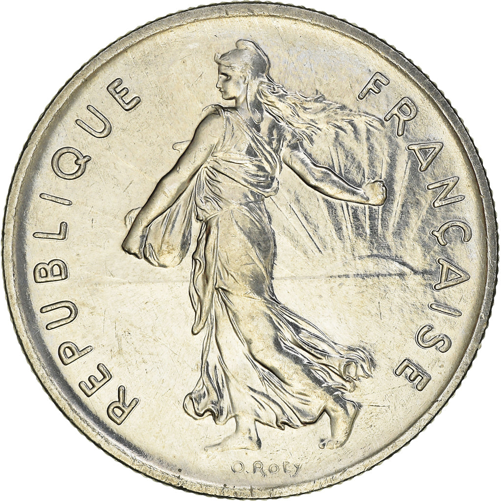 Coin, France, Semeuse, 5 Francs, 1996, Paris, MS(63), Nickel Clad Copper-Nickel