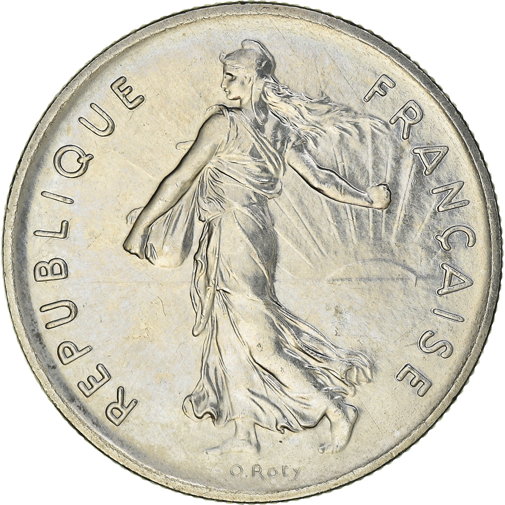 Münze, Frankreich, Semeuse, 5 Francs, 1996, Paris, UNZ, Nickel Clad