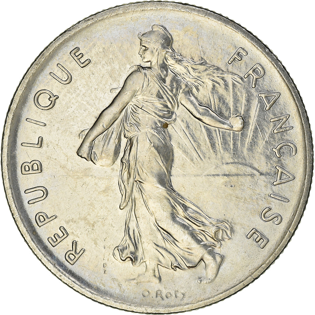 Coin, France, Semeuse, 5 Francs, 1996, Paris, MS(63), Nickel Clad Copper-Nickel