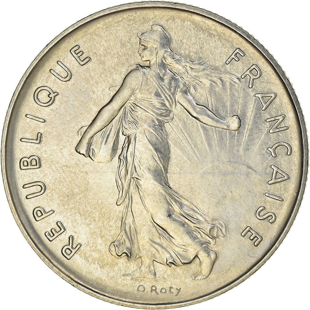 Coin, France, Semeuse, 5 Francs, 1980, Paris, MS(65-70), Nickel Clad