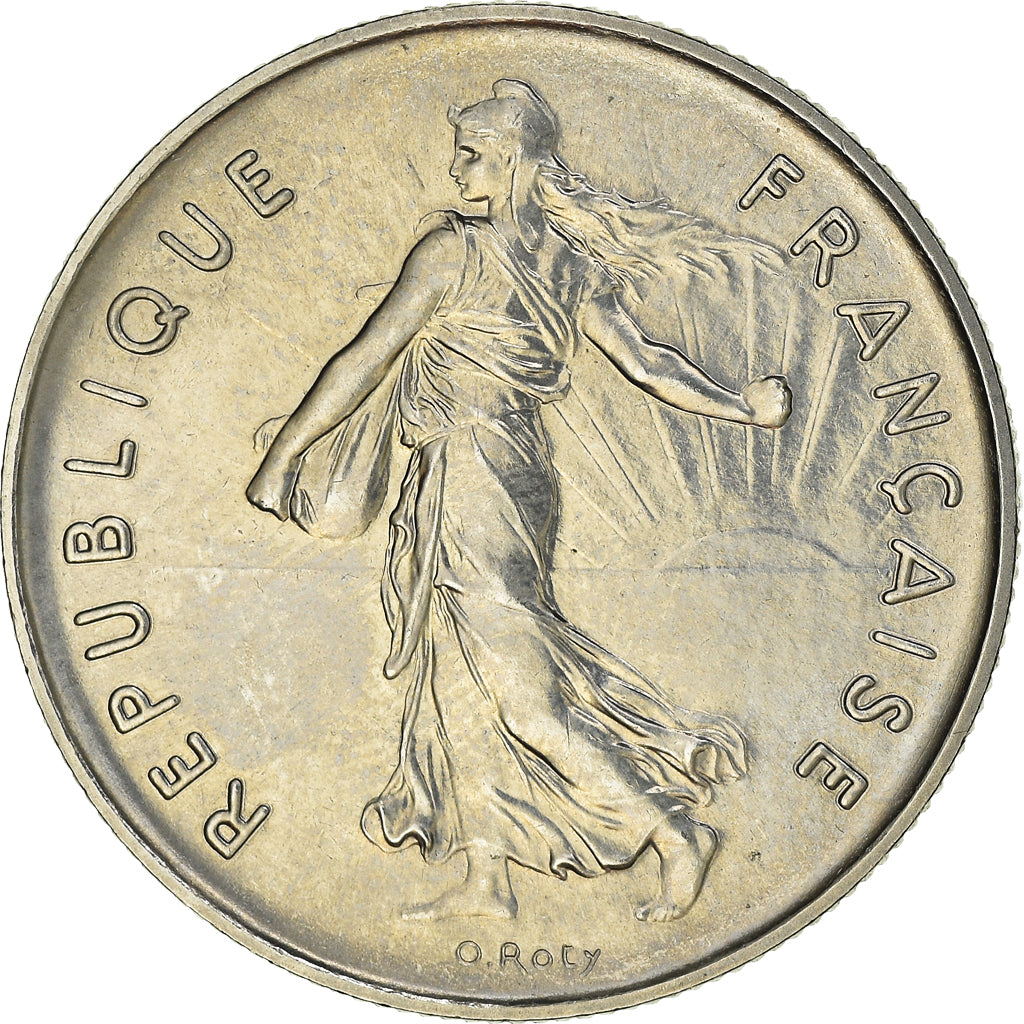 Moneda, Francia, Semeuse, 5 Francs, 1980, Paris, SC+, Níquel recubierto de