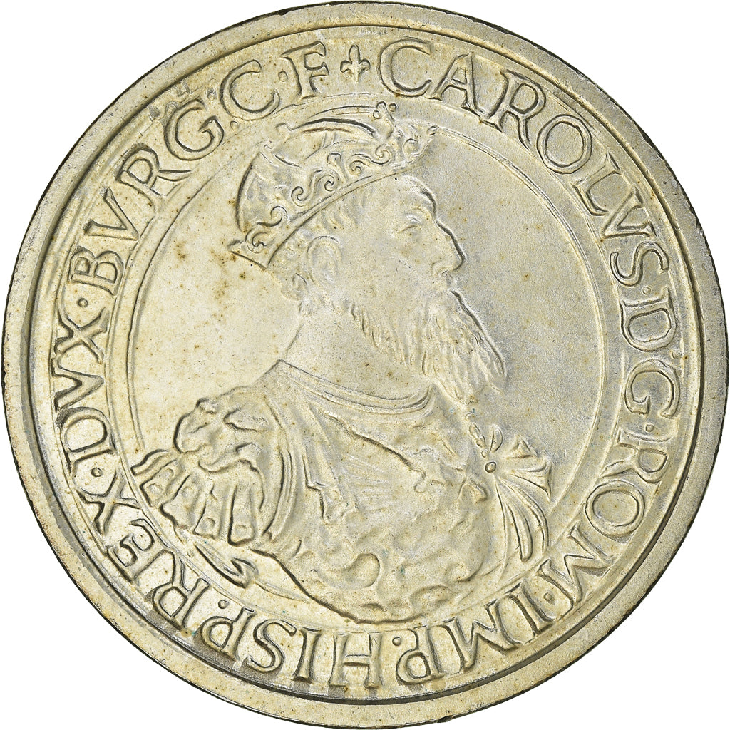 Coin, Belgium, 5 Ecu, 1988, AU(55-58), Silver, KM:166