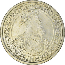 Coin, Belgium, 5 Ecu, 1988, AU(55-58), Silver, KM:166