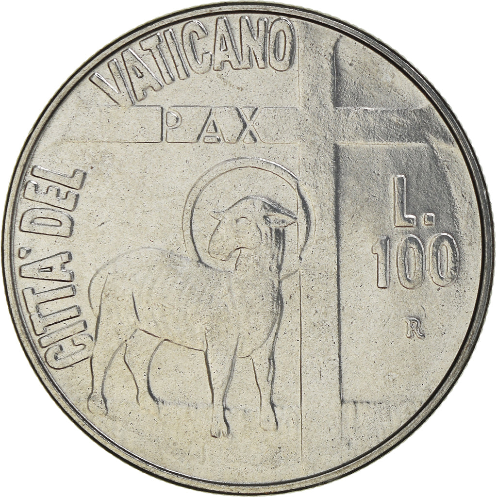 Moneta, CITTÀ DEL VATICANO, John Paul II, 100 Lire, 1984, Roma, FDC, Acciaio