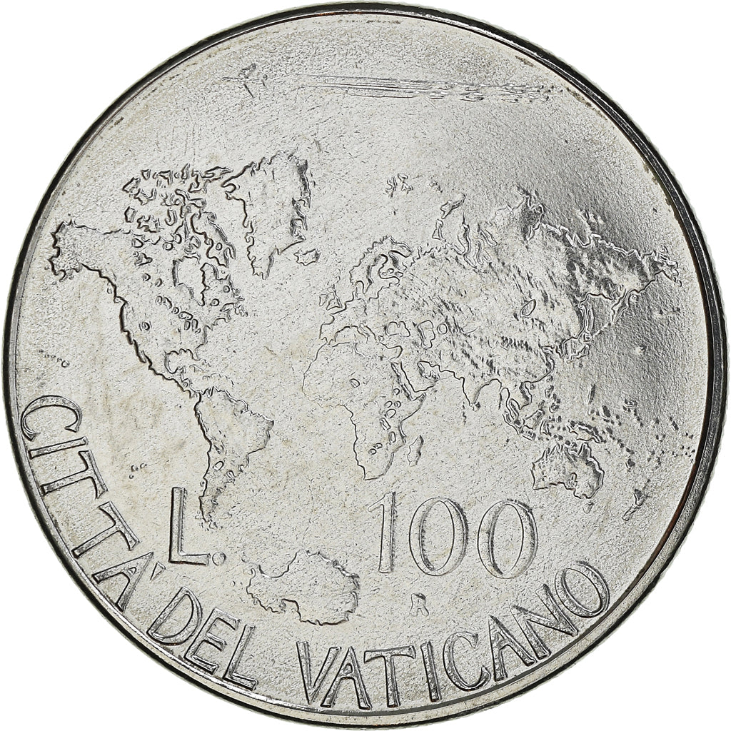 Moneda, CIUDAD DEL VATICANO, John Paul II, 100 Lire, 1985, Roma, FDC, Acero