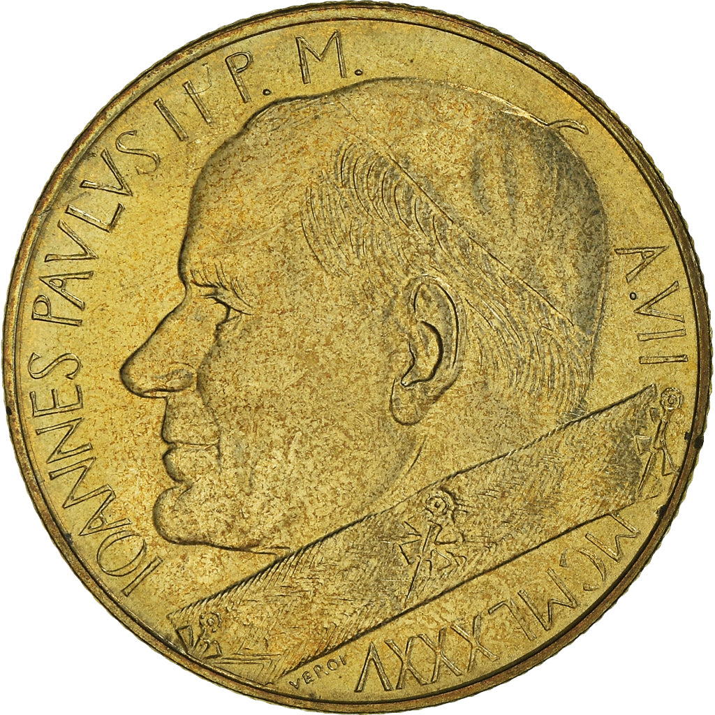 Coin, VATICAN CITY, John Paul II, 200 Lire, 1985, Roma, MS(65-70)
