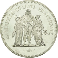 Frankrijk, 50 Francs, Hercule, 1975, Monnaie de Paris, Proof, Piéfort, Zilver