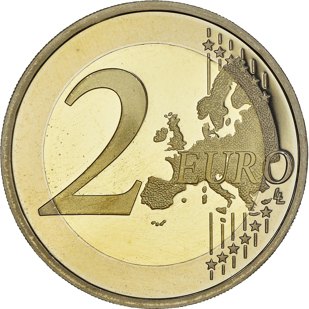 France, 2 Euro, 2009, Paris, Proof, MS(65-70), Bi-Metallic, Gadoury:8a., KM:1414