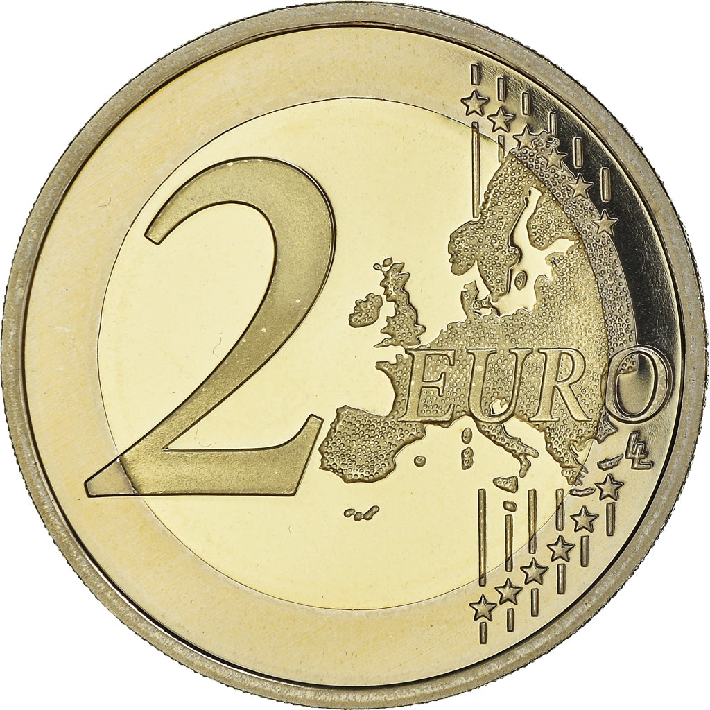 France, 2 Euro, 2009, Paris, Proof, MS(65-70), Bi-Metallic, Gadoury:8a., KM:1414