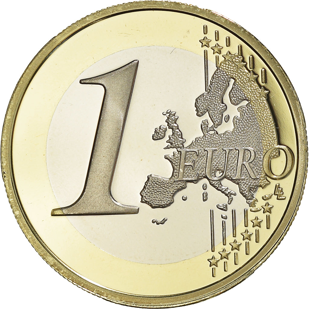 France, Euro, 2009, Paris, Proof / BE, MS(65-70), Bi-Metallic, KM:1413