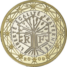 France, Euro, 2009, Paris, Proof, MS(65-70), Bi-Metallic, KM:1413