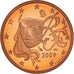 Francia, 2 Euro Cent, 2009, Paris, BE, FDC, Cobre chapado en acero, Gadoury:2