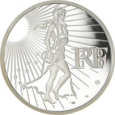 France, Semeuse, 15 Euro, 2010, Paris, Proof / BE, MS(65-70), Silver, KM:1535