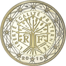 Francia, 2 Euro, 2010, Paris, Proof, FDC, Bi-metallico, Gadoury:8a., KM:1414