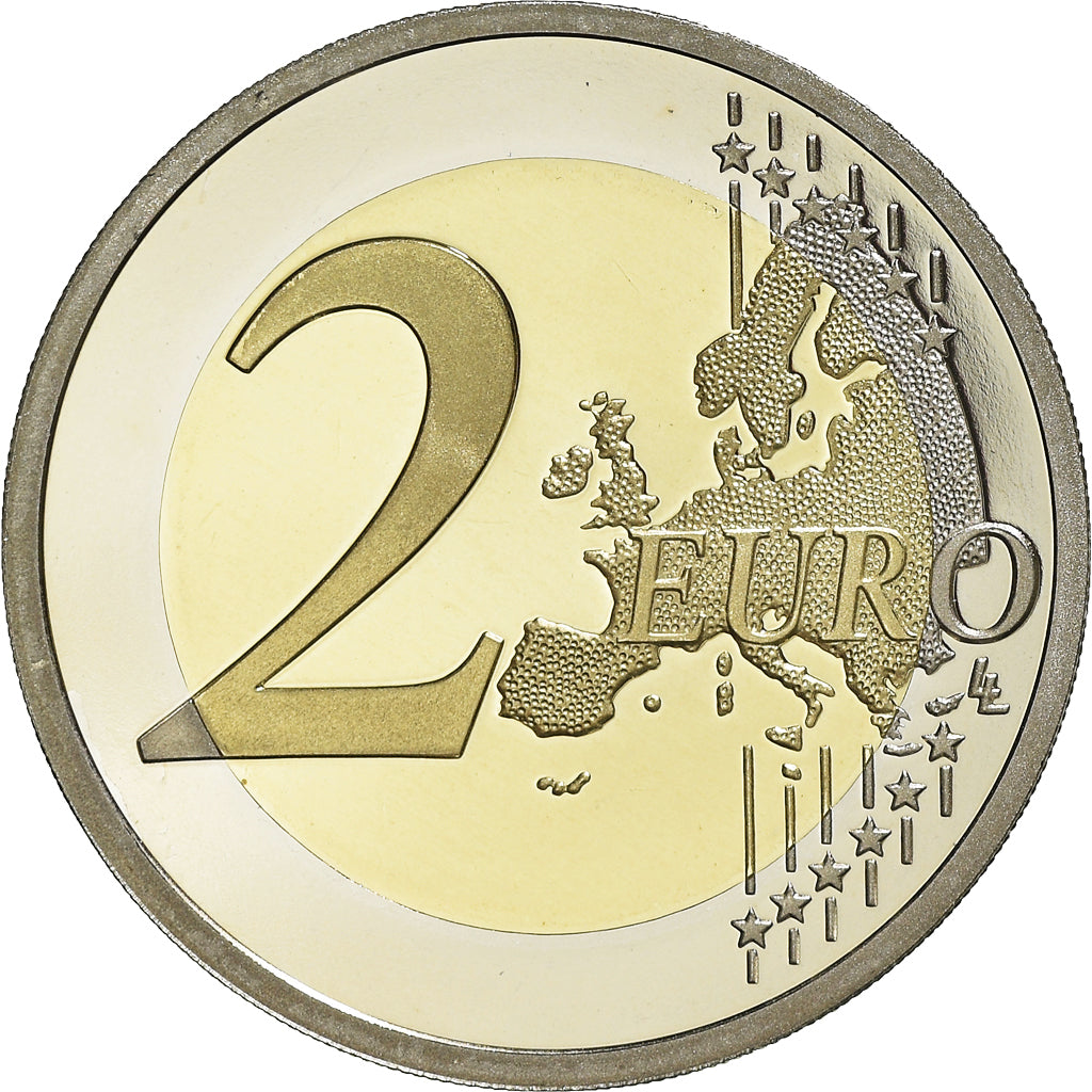 France, 2 Euro, 2010, Paris, Proof, MS(65-70), Bi-Metallic, Gadoury:8a., KM:1414