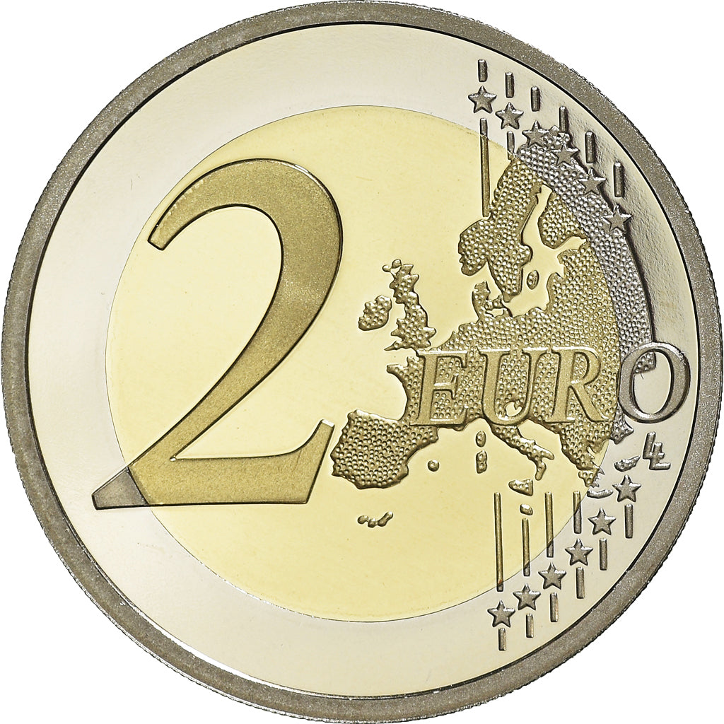 France, 2 Euro, 2010, Paris, BE, MS(65-70), Bi-Metallic, Gadoury:8a., KM:1414