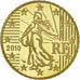 France, 50 Euro Cent, 2010, Paris, Proof, MS(65-70), Brass, Gadoury:6a., KM:1412
