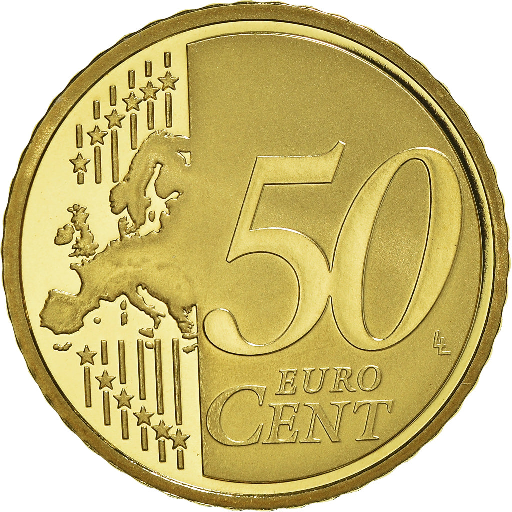 France, 50 Euro Cent, 2010, Paris, Proof, MS(65-70), Brass, Gadoury:6a., KM:1412