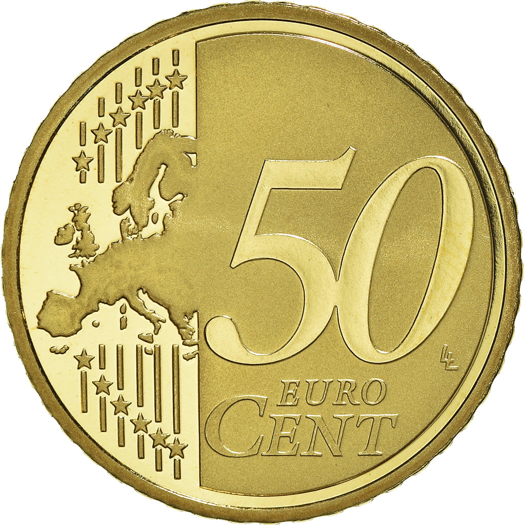 Frankreich, 50 Euro Cent, 2010, Paris, Proof / BE, STGL, Messing, Gadoury:6a.