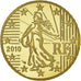 France, 50 Euro Cent, 2010, Paris, Proof / BE, FDC, Laiton, Gadoury:6a., KM:1412