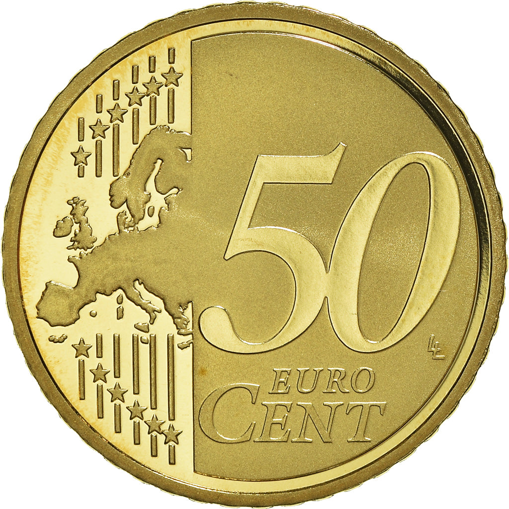 France, 50 Euro Cent, 2010, Paris, Proof / BE, FDC, Laiton, Gadoury:6a., KM:1412