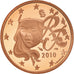 France, 5 Euro Cent, 2010, Paris, Proof / BE, MS(65-70), Copper Plated Steel