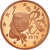 France, 5 Euro Cent, 2010, Paris, Proof / BE, MS(65-70), Copper Plated Steel