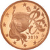 France, 5 Euro Cent, 2010, Paris, Proof / BE, MS(65-70), Copper Plated Steel