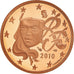 France, 5 Euro Cent, 2010, Paris, Proof / BE, MS(65-70), Copper Plated Steel
