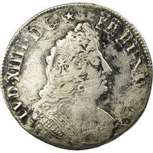 Münze, Frankreich, Louis XIV, 1/2 Écu aux palmes, 1/2 Ecu, 1697, Troyes, S