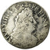 Monnaie, France, Louis XIV, 1/2 Écu aux palmes, 1/2 Ecu, 1697, Troyes, TB