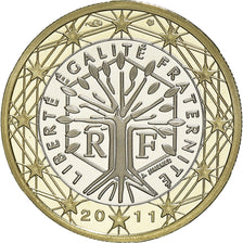France, Euro, 2011, Paris, Proof / BE, MS(65-70), Bi-Metallic, KM:1413