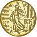 France, 50 Euro Cent, 2011, Paris, BE, MS(65-70), Brass, KM:1412