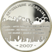France, 15 Euro, Le Panthéon, 2007, Paris, BE, MS(65-70), Silver, KM:A1450