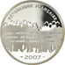 France, 15 Euro, Le Panthéon, 2007, Paris, BE, MS(65-70), Silver, KM:A1450