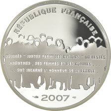 France, 15 Euro, Le Panthéon, 2007, Paris, BE, MS(65-70), Silver, KM:A1450