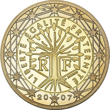 France, 2 Euro, 2007, Paris, Proof / BE, MS(65-70), Bi-Metallic, KM:1414